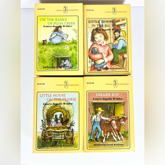 Vintage 1961 Little House on the Prairie boxed set books Yellow - Picture 6 of 10
